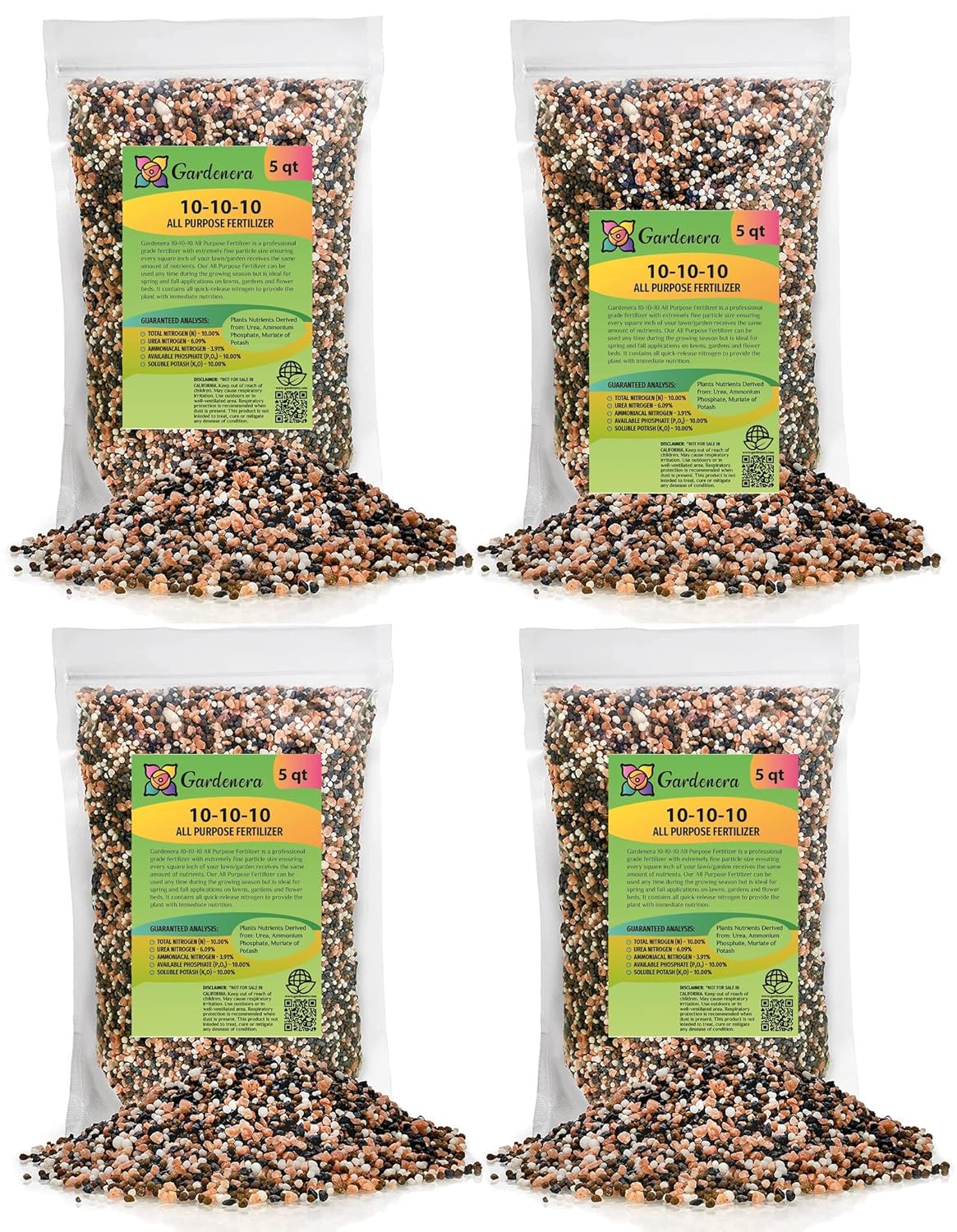 10 10 10 fertilizer for plants All-Purpose Planting and Growing Food 10-10-10 Fertilizer by Gardenera - 20 Quart - Boost Your Garden's Growth