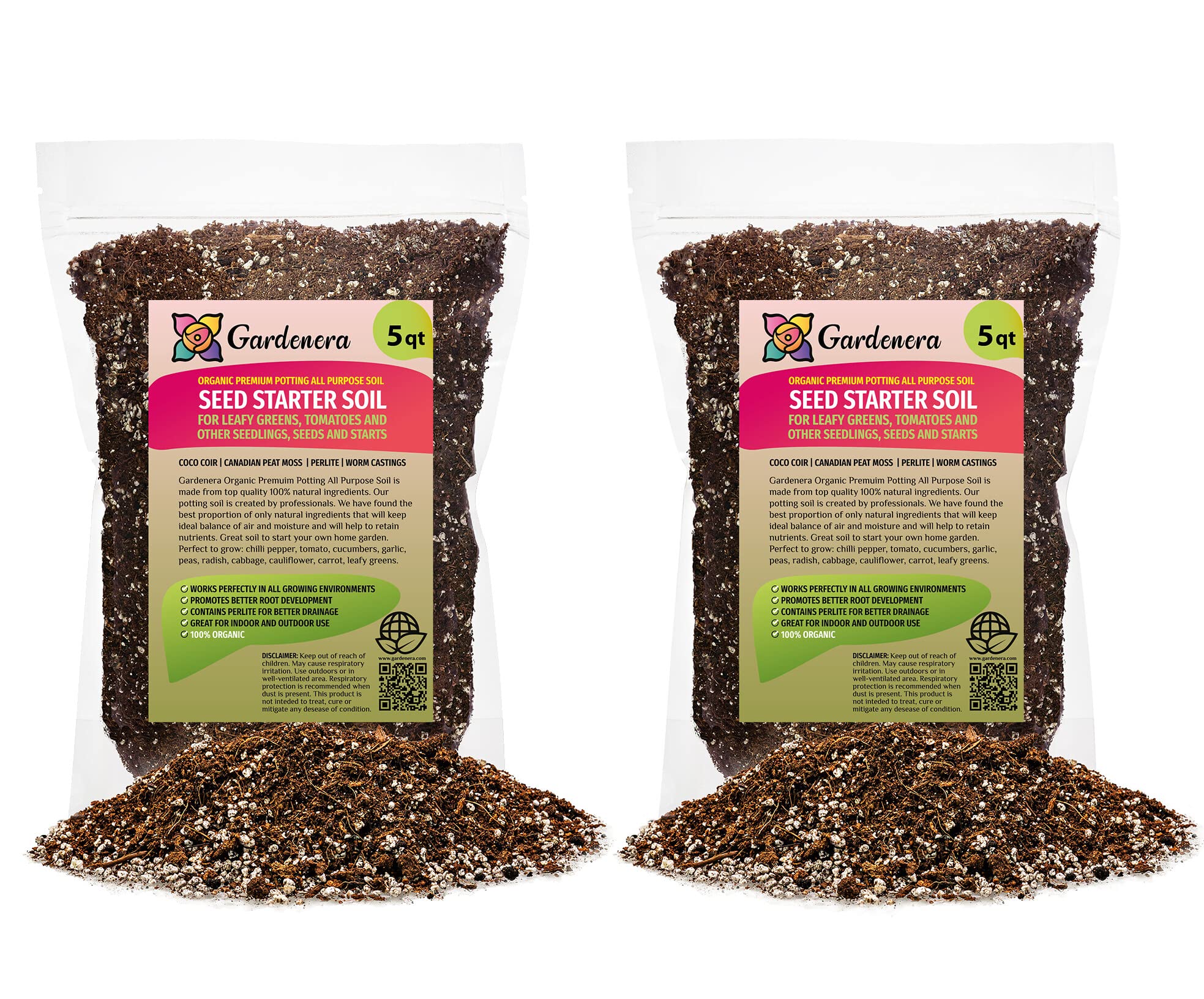 organic seed starter potting mix PREMIUM Organic Seed Starter Soil - 10 QUART