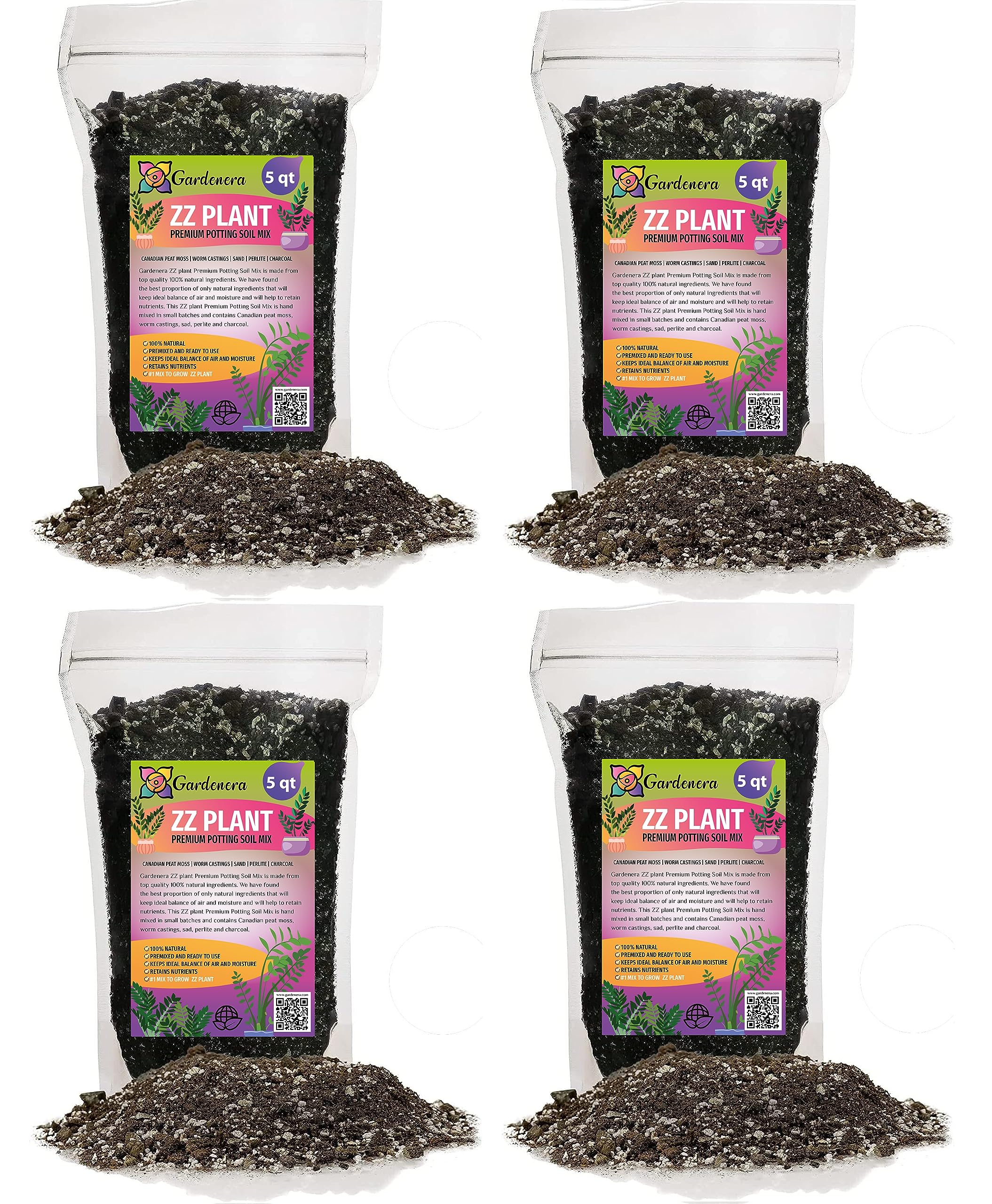 zz plant air quality Gardenera Premium ZZ Plant Expert-Grade Soil - Fast-Draining Formula Ensuring Long-Lasting Plant Vitality