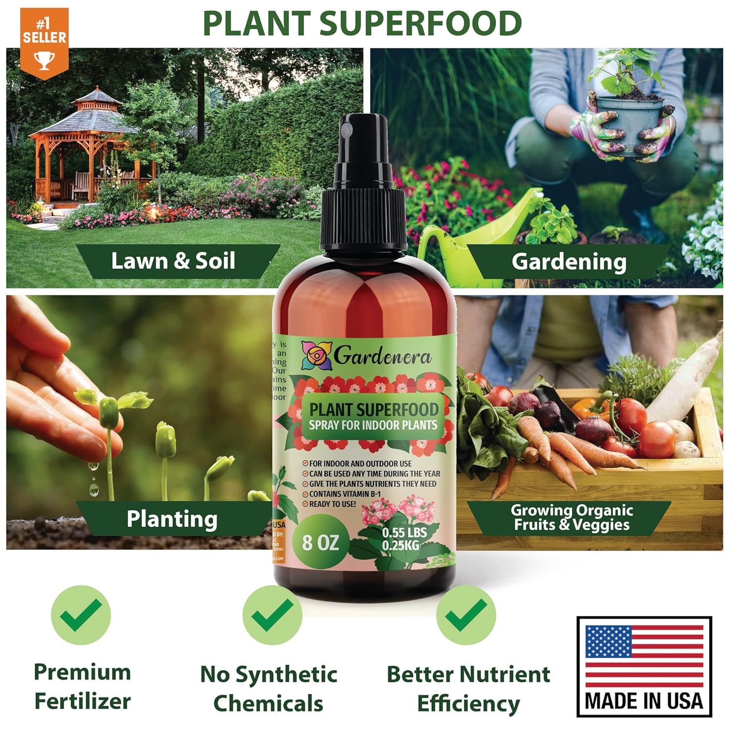 Plant Superfood for HOYA Plants with B1 Vitamin, Glucose and Essential Minerals - Organic Plant Food Fertilizer for Indoor & Outdoor HOYA Plant Care - 8oz