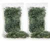 PREMIUM Spanish Moss in Basil| Natural Preserved - Great Ground Cover - Filler for Potted Plants - by GARDENERA - 1 Quart Bag