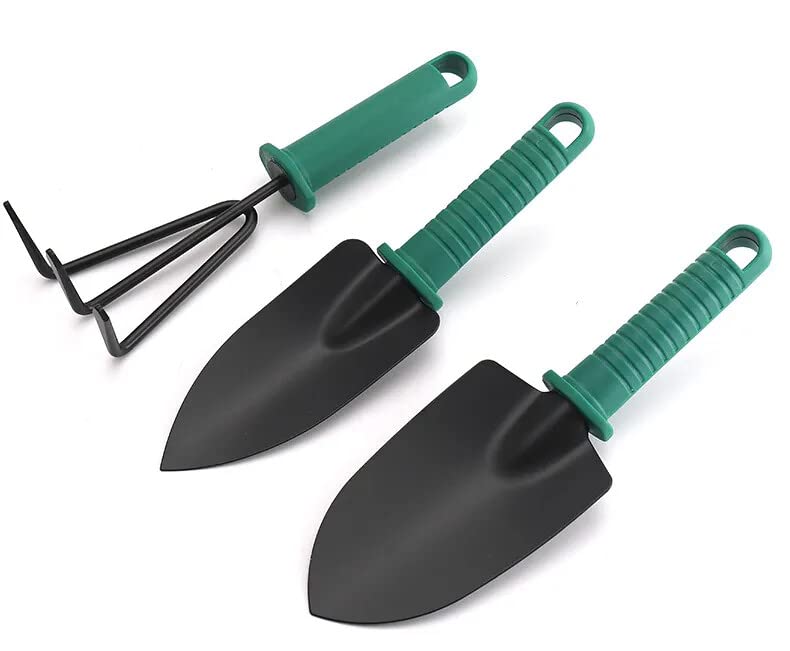 Gardenera 10-Piece Garden Tool Set - Complete Solution for Home Gardening, Planting, and Trimming with Comfortable Handles and Rust-Proof Tools