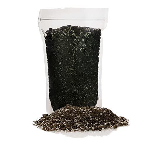 ⭐ Premium African Violets and Gesneriad Premium Soil Mix by Gardenera - Horticultural Perlite (25%) + Vermiculite (25%) + Sphagnum Peat Moss (50%) - Made in USA - (1 Quart Bag)