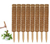 Load image into Gallery viewer, GARDENERA Stackable Coco Coir Poles for Monstera (Pack of 8) Train Indoor Climbing Plants to Grow Upwards - 12&quot; Coco Coir Totem Stakes - Potted House Support/Trellis for Climbing Plants