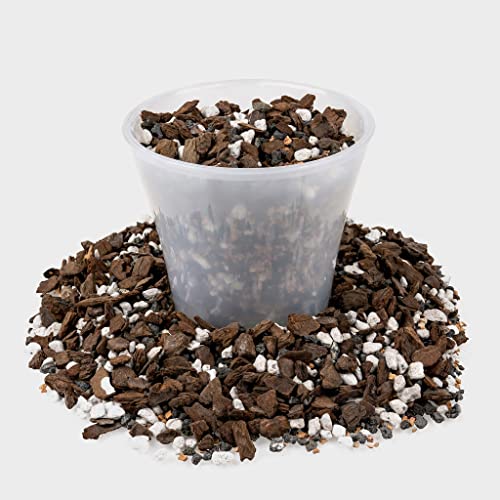 ⭐ Premium Bonsai Soil All Purpose Fast Draining Mix - Pumice, Lava, Calcined Clay and Pine Bark Potting Pre Mixed Bonsai Plant Soil Mixture by GARDENERA - Made in USA - (1 Quart Bag)