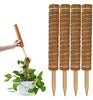 Load image into Gallery viewer, GARDENERA Coco Coir Poles for Monstera (Pack of 4) - 12&quot; Monstera Plant Stakes, Sphagnum Handmade Coco Stick, Potted Plants Support/Totem Perfect for Small/Medium Climbing Plants Indoor